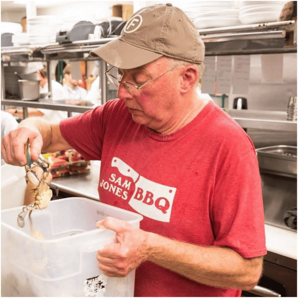 chef bill smith of crook's corner restaurant in chapel hill, nc
