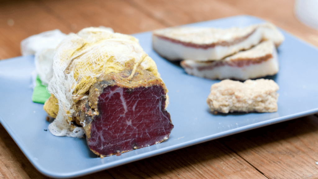 learn about koji and miso like this Koji-Rubbed Bresaola with Curry