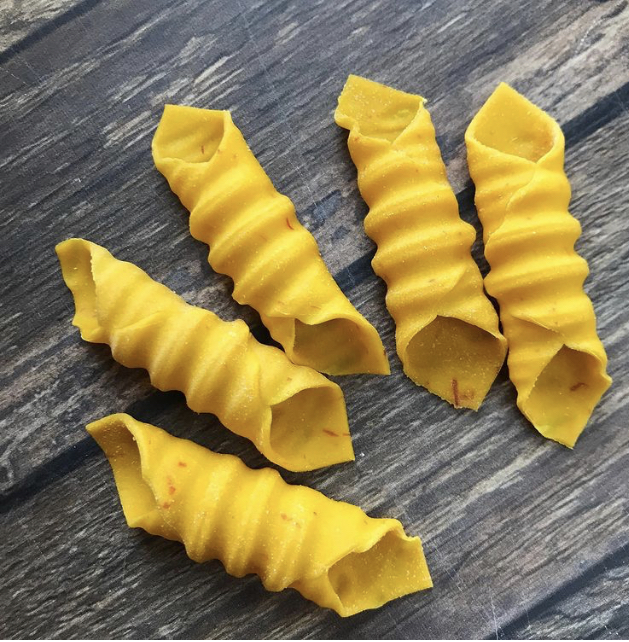 a recipe for homemade garganelli pasta