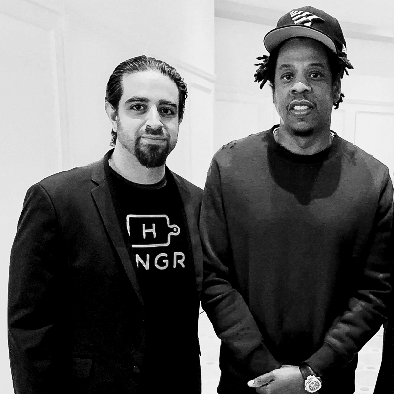 Hungry founder Eman Pahlavani and Jay-Z