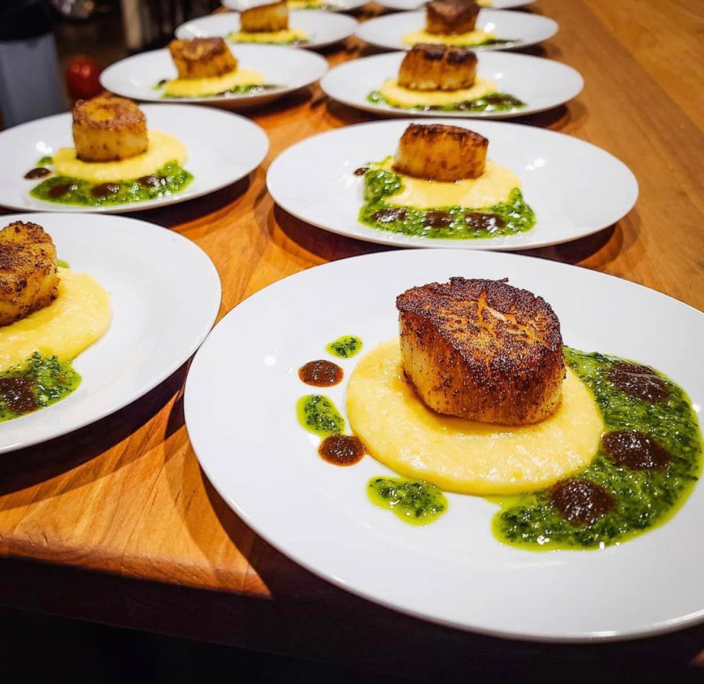 Blackened U8 Diver Scallop