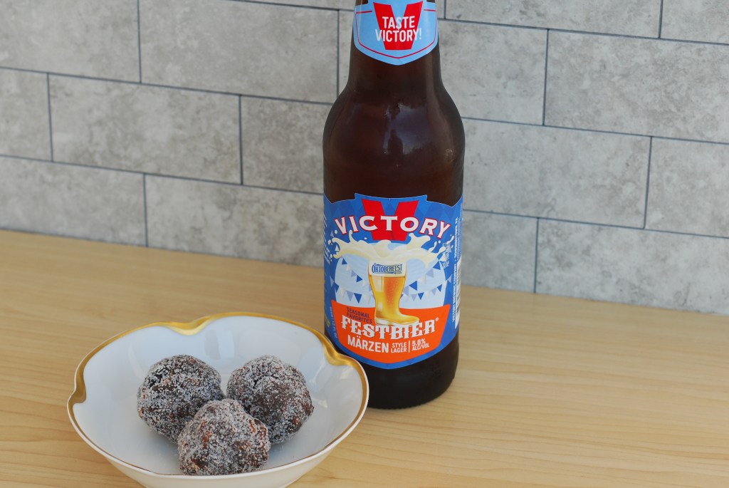 Oktoberfest Truffles with Victory Festbier